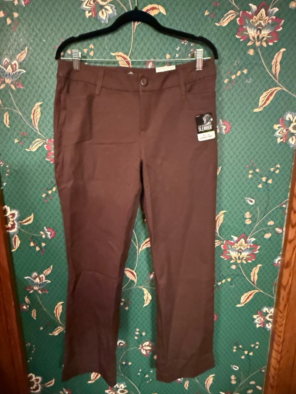 St. John's Bay Straight Leg Pants in Brown